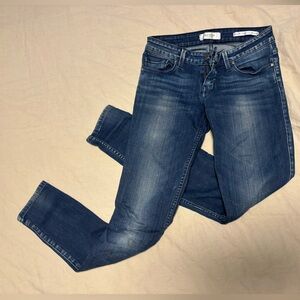 Guess Women's Medium Blue Slim Straight Jeans